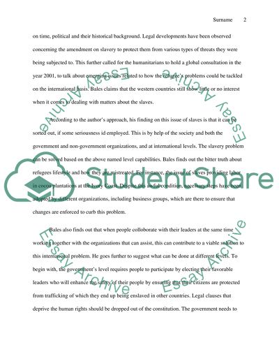 Understanding Global Slavery by Kevin Bales