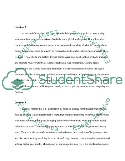 Case Study 1 - international marketing