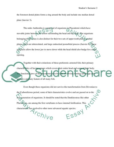 Dunkleosteus Prehistoric Fish