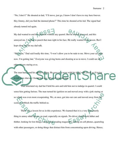 Escaping Dangerous Situations on Road