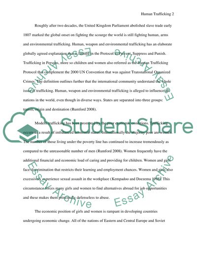 Why has human trafficking become such a popular crime over the last three decades