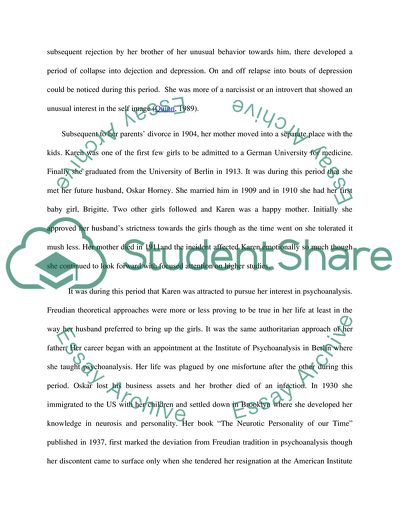 Adolescent Diaries of Karen Horney