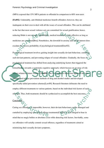 Forensic Psychology and Criminal Investigation