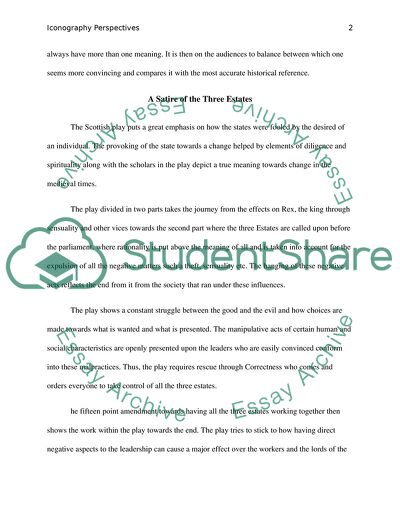 Iconography: A Satire of the Three States