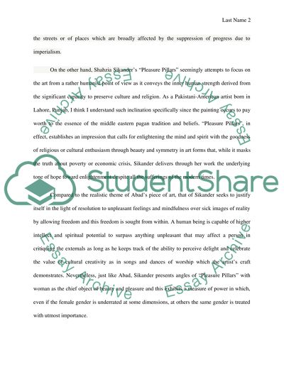 I Thought the Streets Were Paved with Gold by Pacita Abad and Pleasure Pillars by Shahzia Sikander