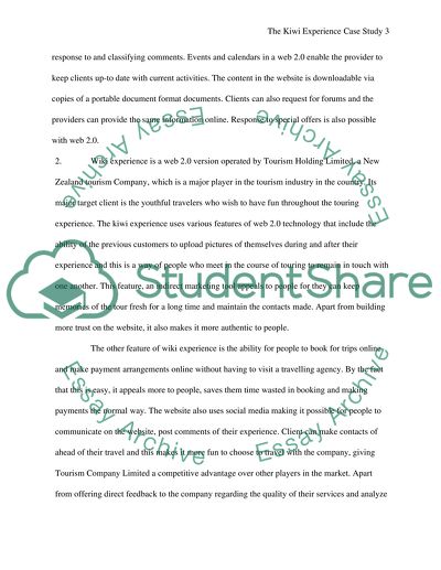 Information system management - The Kiwi Experience