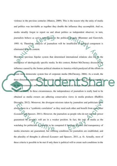 Should Journalists Get Close to Politicians