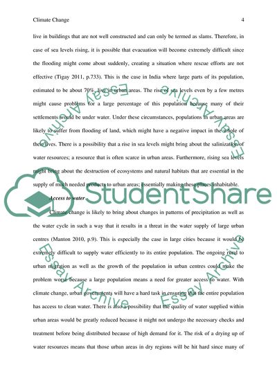 Climate Change Issue