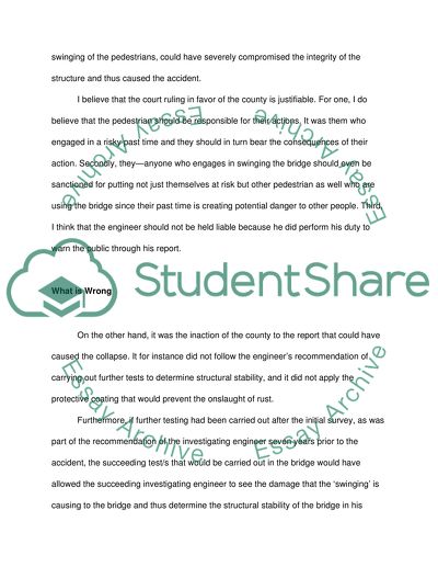 Bridge Collapse and the Duty to Warn (ethics)