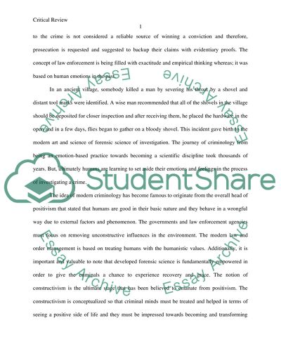 The Critical Review of Three Basic Approaches towards Maintaining Law and Order