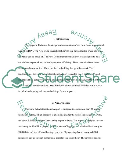 New Doha International Airport Design and Construction