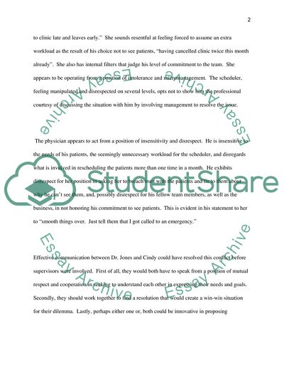 Communication and Problem Solving