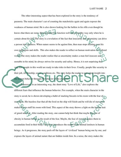 Jack London Love of Life