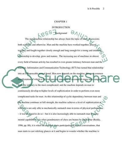 Is It Possible for Machines to Think: A Multi-Disciplinary Analysis