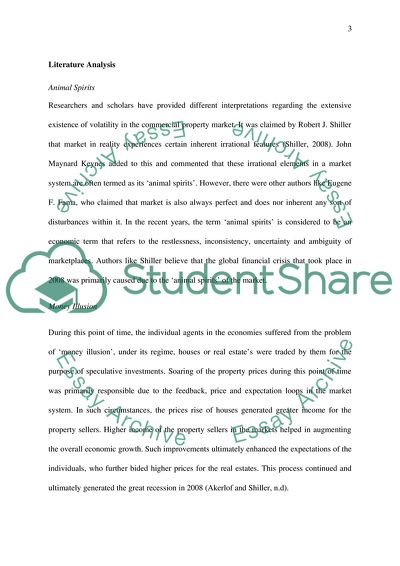Property and Construction Market Fluctuations and Instability Are Driven by Irrational Exuberance
