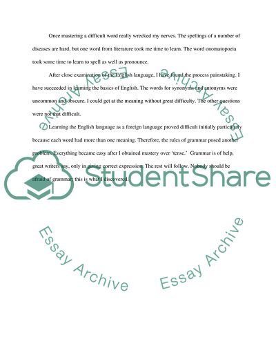 English Language: Complex But Easy