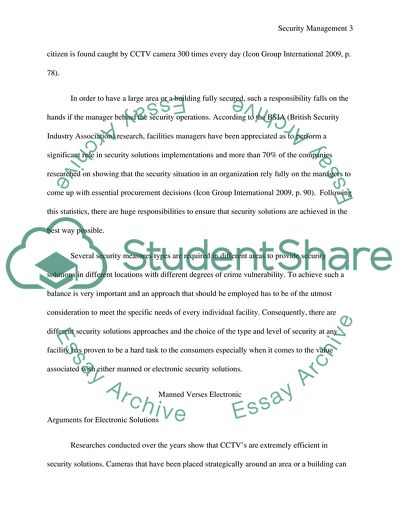 Electronic Security Solutions and the Creation of the Right Balance