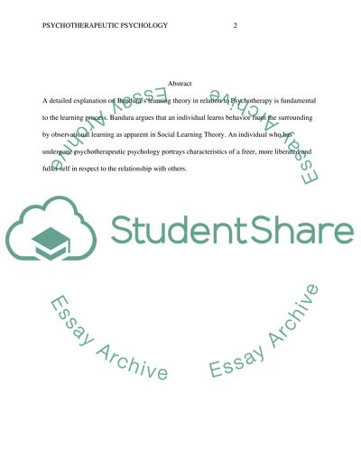 Social Learning Theory by Bandura