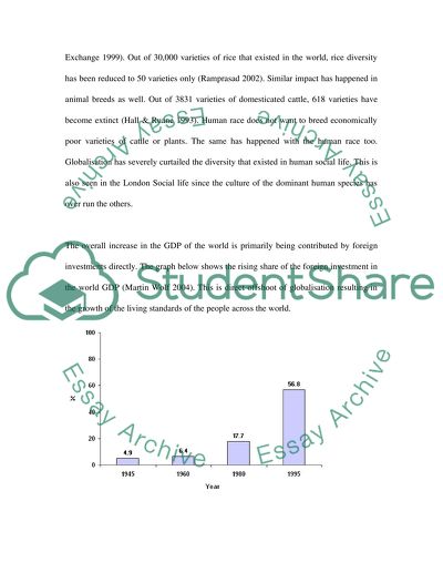 Golobalisation and Transnationalism
