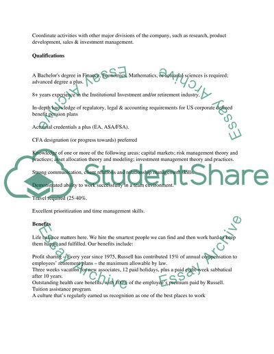 Employment Materials