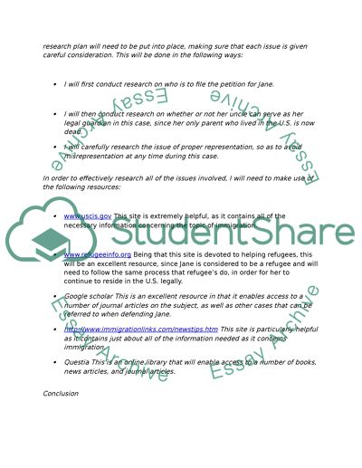 Janes Asylum Research