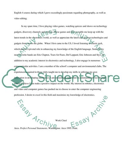 Perfect Personal Statements