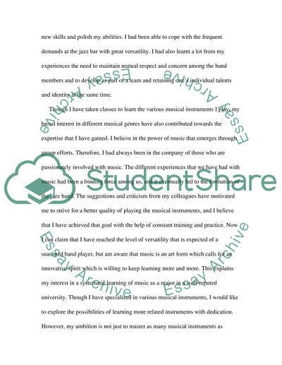 Music Course at the University of California