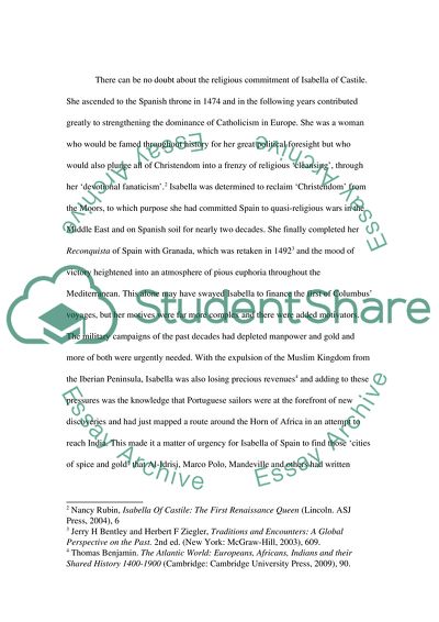 What Part Did Religious Ideals Play In The Renaissance Voyages Of Columbus