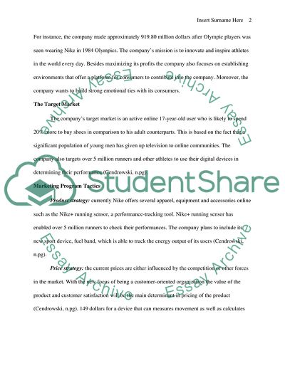 Develop a marketing plan