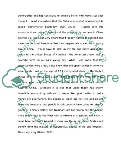 Alone in the United States: Settling into a New Culture