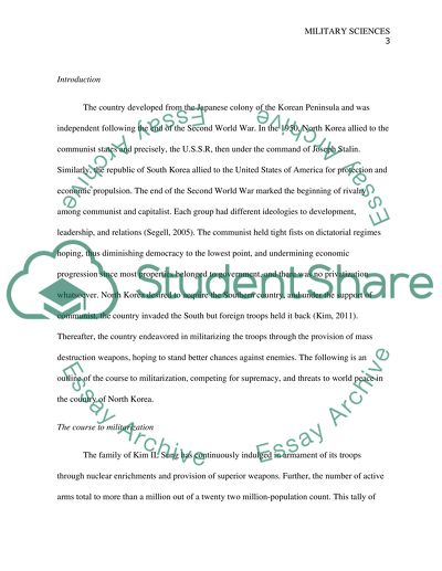 North Koreas Threats to Peace and Stability