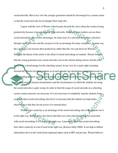 Is social networks a waste of time