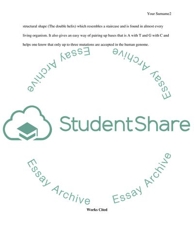 The Discovery of the Molecular Structure of DNA