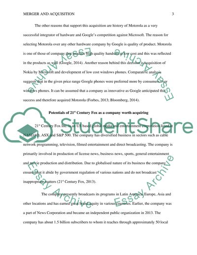 Googles Strategy for Acquiring Motorola