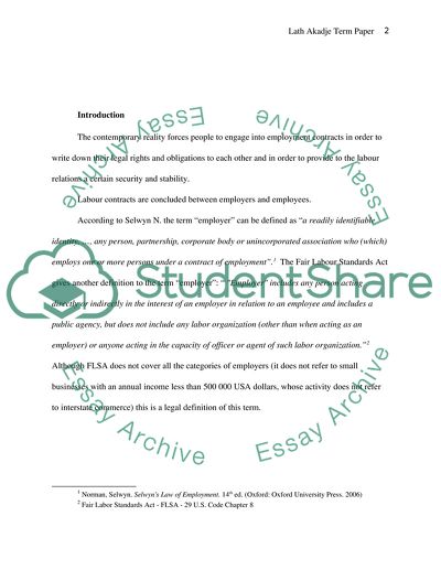 Employment Law for Business: At-Will Employment