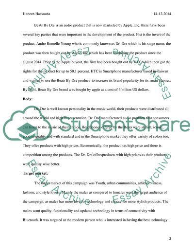 The Target Market of Beats By Dre