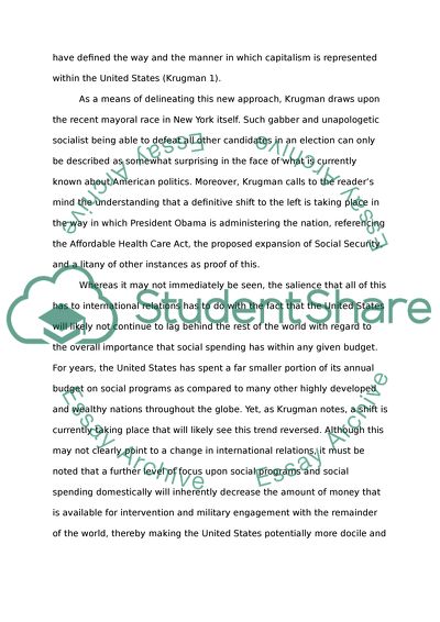 Paul Krugmans Why Inequality Matters