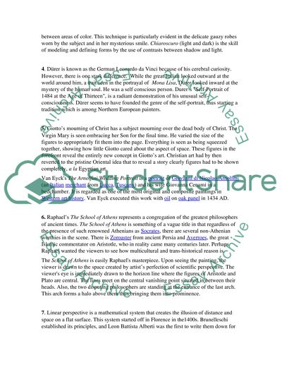 Art History of Egyptian Painting Style