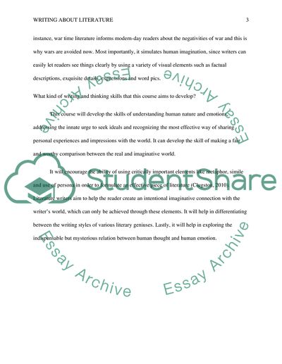 Writing about Literature