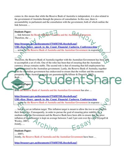 Australian Economy over the Last Two Years