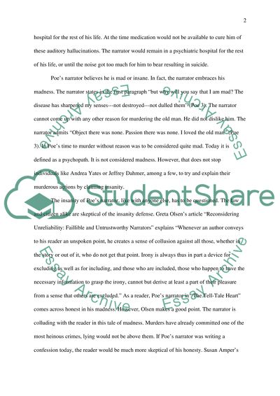 Contemporary Relevance of Edgar Allen Poes The Tell-Tale Heart