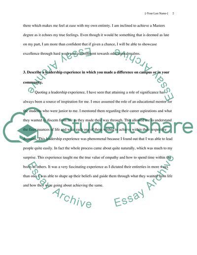 Ethel Parker Scholarship