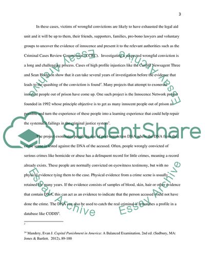 Victims of Wrongful Convictions