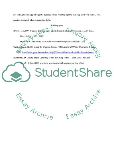 Inside the Dignitas House