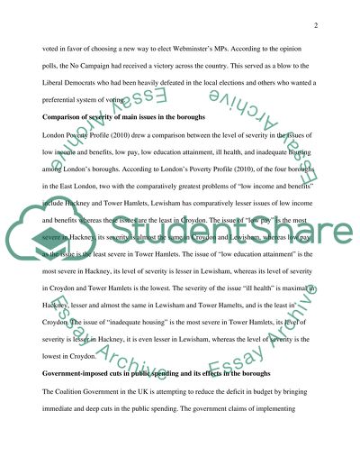 Politics in East London