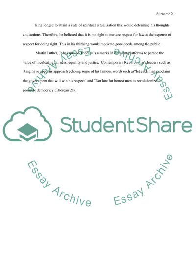 Consider the principles and positions advocated by thoreau in on the duty of civil Disovedence