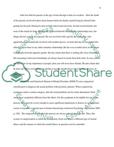 Diagnostic and Statistical Manual of Mental Disorders