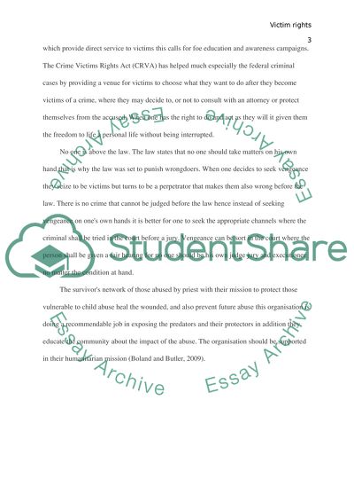 Victims Rights and Vengeance