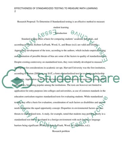 Is Standardized Testing an Effective Method to Measure Student Learning