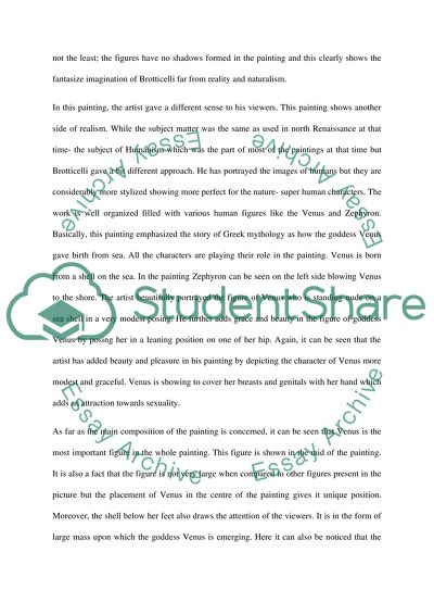 The Birth of Venus by Sandro Botticelli